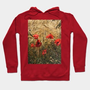 Not Wheat or Gluten Free, these Poppies Stand out from the Crowded Field Hoodie